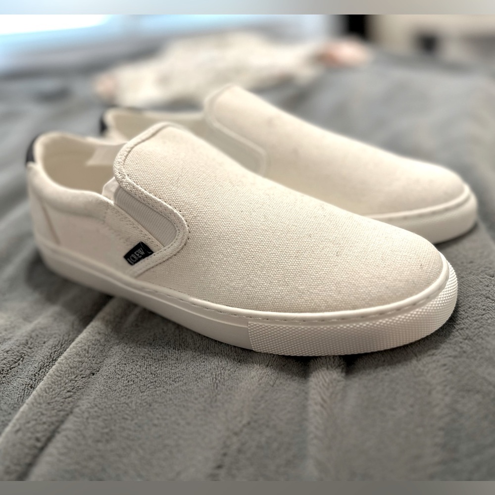 I. Crew Canvas Slip Ons / Men’s Sz 9